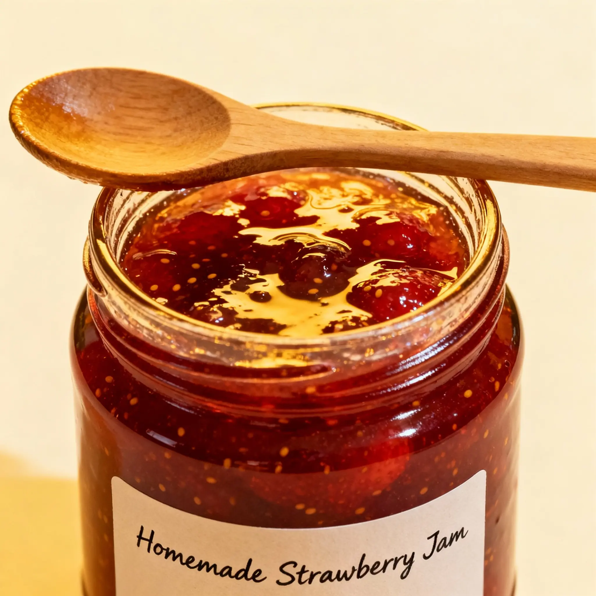 Dewdrop strawberry marmalade illustration